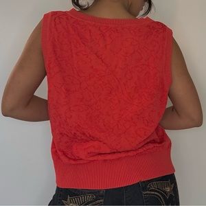Small Coral vest top